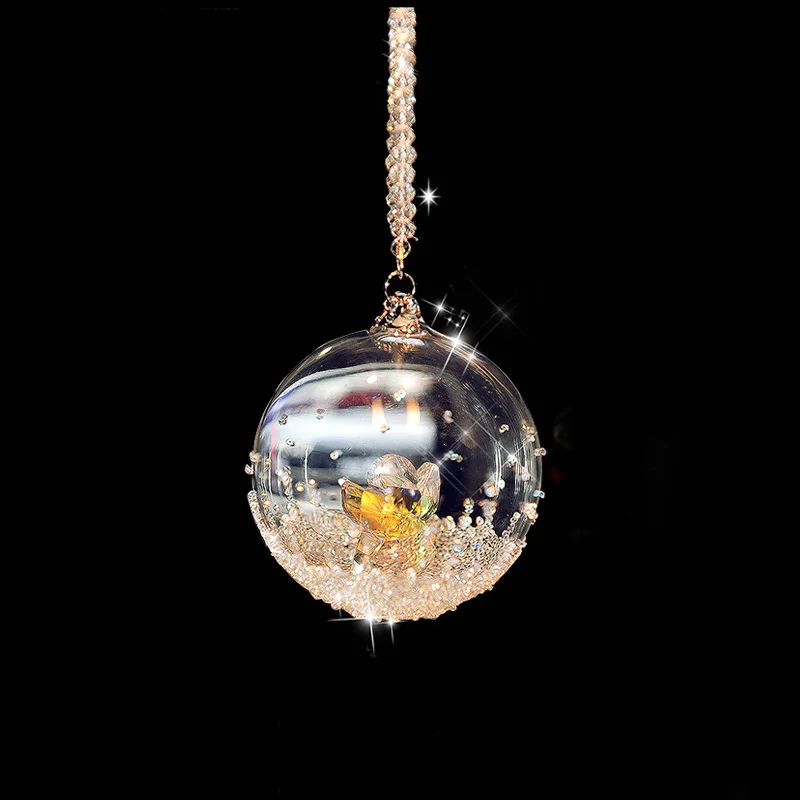 2785 19 De Réductionnouveauté Boule De Verre De Cristal Avec Ange à Lintérieur Des Ornements De Noël Décoration De Chambre Artisanat Collection