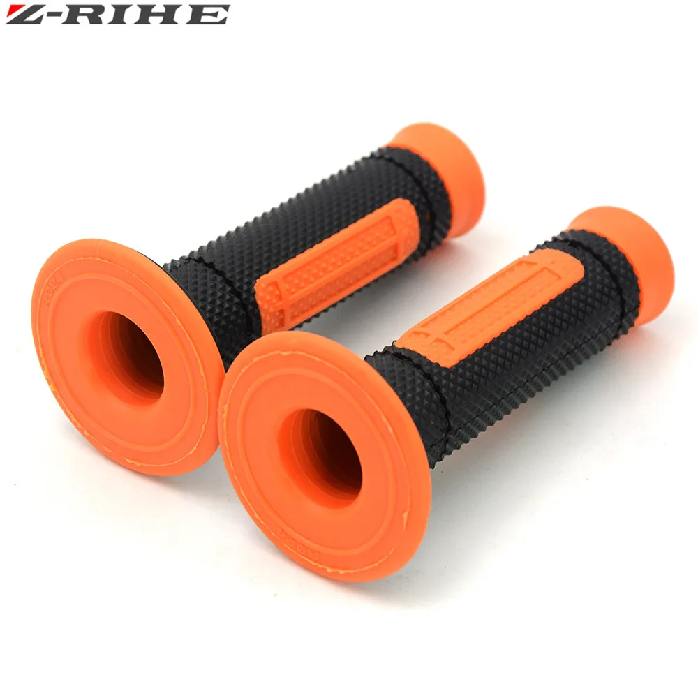 Pro Taper Grip Handle MX Grip для ktm Dirt Pit bike, мотоциклетные ручки для мотокросса, ручки оранжевого цвета - Color: Orange