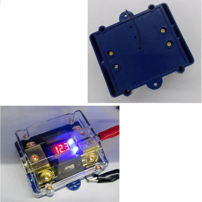 Cable Digital Power 3 way 2X4GA Grounding Voltage Display Car Stereo