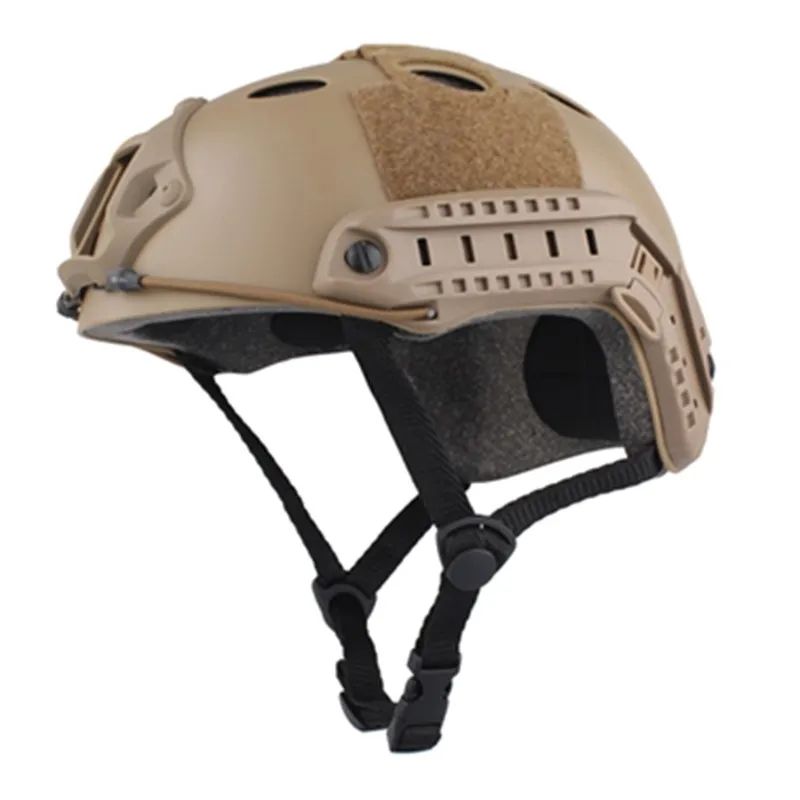 

Sports Helmets New FAST Helmet PJ Type Economy Version Tactical Military Protective Pararescue Jump Desert for Airsoft Skirmish