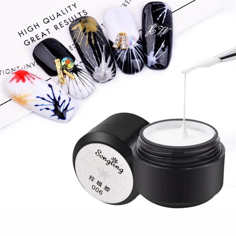 

5ML Nail Art Brushed Nail Polish Painted Plastic DIY Silk UV Glue Nail Art Tools Painting Gel Manicure Tops esmalt