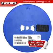 1 катушка 3000 шт. зенеровский диод BZT52C5V1 BZT52C SOD-323/123 W8