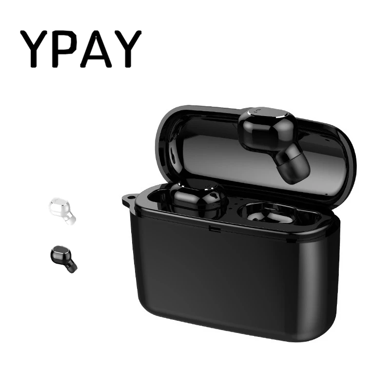 

YPAY M8W Bluetooth5.0 Headset Wireless Mini Sports Small Earbuds Long Standby For Apple Android For Kids Women Men Charging Box