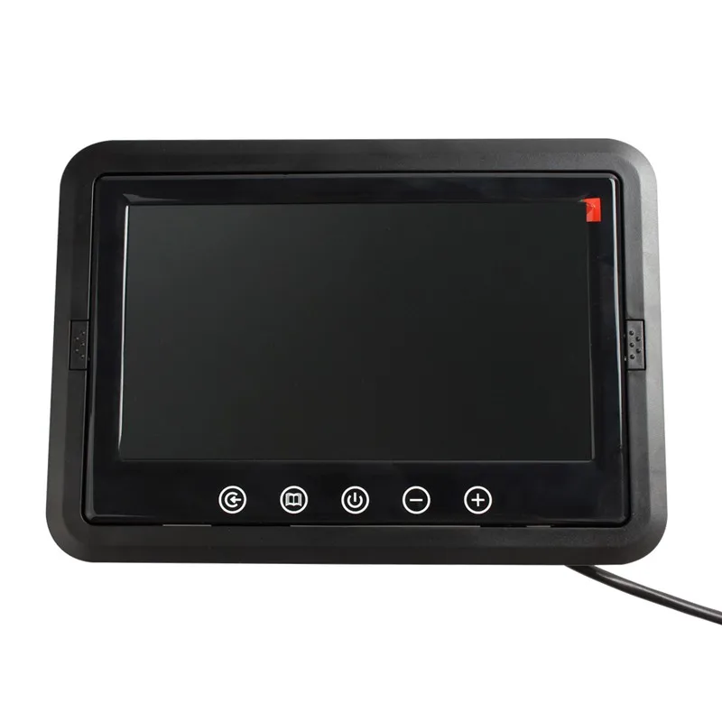 7 дюймов TFT ЖК-дисплей автономная к автомобильному подголовнику для контроля уровня сахара в крови с встроенный защитный чехол для мобильного телефона передатчик поддерживает связь с DVD/VCR/Камера/gps