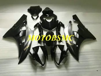 

Custom Injection mold Fairing kit for YAMAHA YZFR6 2006 2007 YZF R6 06 07 YZF600 ABS Matte&gloss black Fairings set+gifts YG18