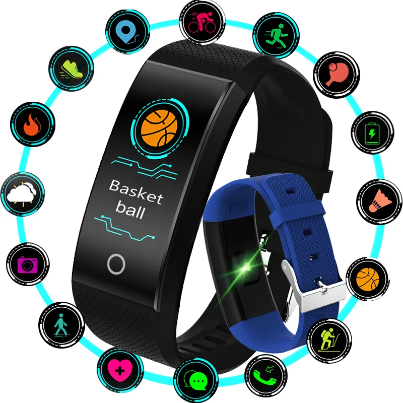 

SANDA New Sport Waterproof Watch Men Fitness Smart Watch Heart Rate Monitor Blood Pressure Fitness Tracker Pedometer Smart band