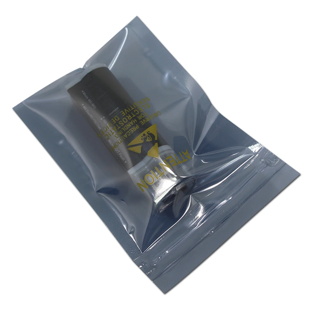 1200Pcs/Lot Wholesale ESD Anti static Packaging Pouches Shielding Bags Zip Lock Self Seal Anti