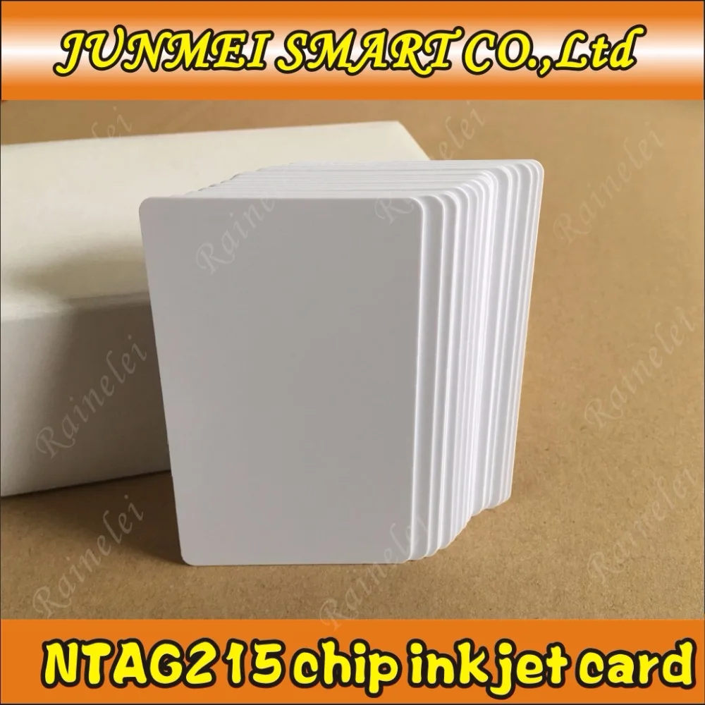 50pcs Inkjet Printable Nfc Cards Blank,RFID Card 215 chip for all nfc phone.