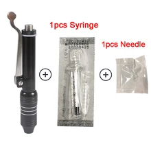 Высококачественная гиалуроновая шприц-ручка массажный Распылитель ручка комплект высокого давления кислоты микро пистолеты против морщин воды шприц игла