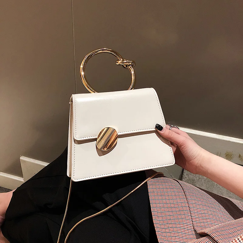 

2019 Bow-knot Handle Handbags Women Fashion Shoulder Messsenger Bag Elegance Chains Designer Phone Purses Small Flap Bags