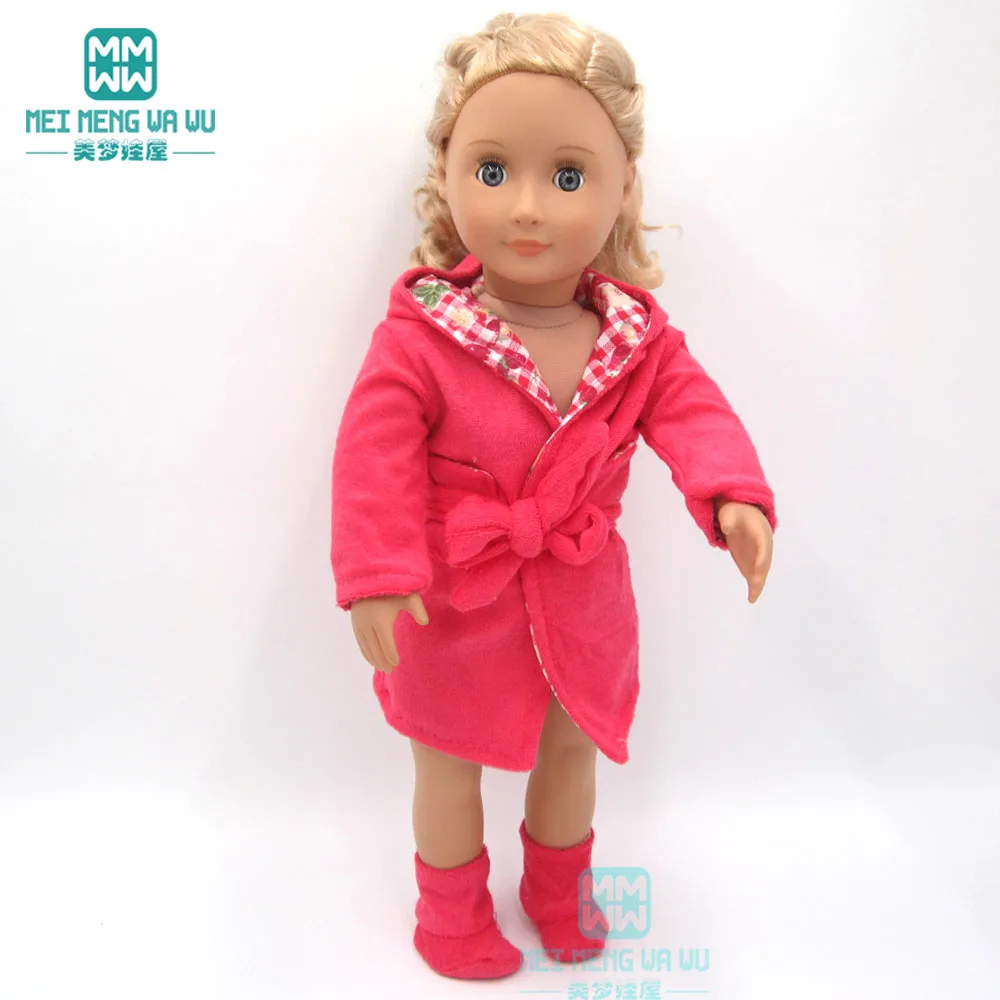 Одежда для куклы подходит 43 см Новорожденные куклы и американская кукла фиолетовые пижамы, купание, повседневная юбка