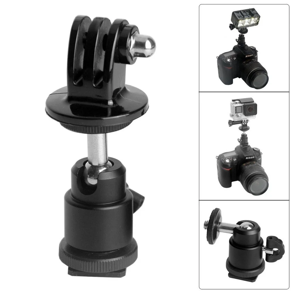

1/4" Phone Clip Holder Hot Shoe Adapter Mount set tripod For action camera for DSLR for go pro hero7 6 5 4 3+3 2 1