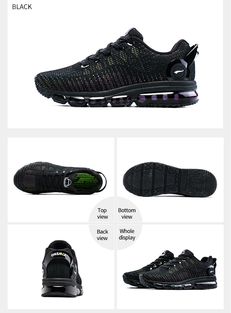 ONEMIX Running Shoes for Men And Women Lightweight and Breathable Sneaker for Outdoor Sport and Air Cushion Jogging SizeEU35-46 