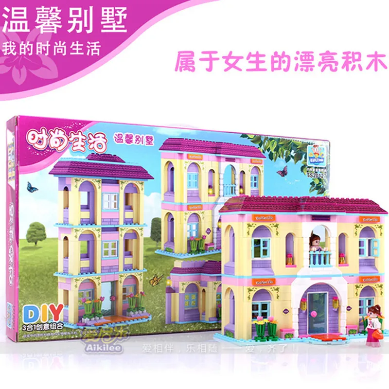 Princess Series Sweet Villa Set Building Blocks 361pcs Educational Toys Assembled Model Brick DIY Figures For Baby Girls 20127Q baby-building-blocks : image Princess Series Sweet Villa Set Building Blocks 361pcs Educational Toys Assembled Model Brick DIY Figures For Baby Girls 20127Q baby-building-blocks