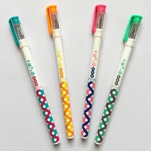 SMOO цветная зернистая гелевая ручка 0,5 мм прекрасная прозрачная форма Кристальный стилус гелевые чернила канцелярские принадлежности для творчества ручка Canetas детская ручка для письма