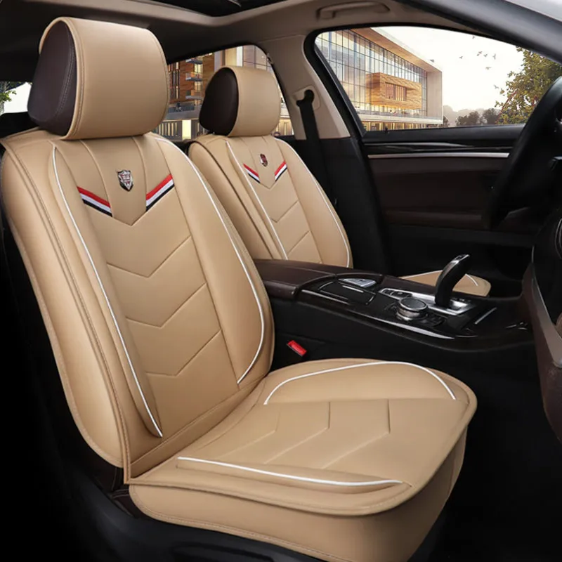 Кожаные универсальные чехлы для автомобильных сидений hyundai tucson veloster veracruz verna solaris