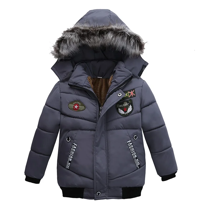 Модные куртки для мальчиков, Осень-зима, куртка для мальчиков, детская теплая верхняя одежда, пальто для девочек, детская одежда