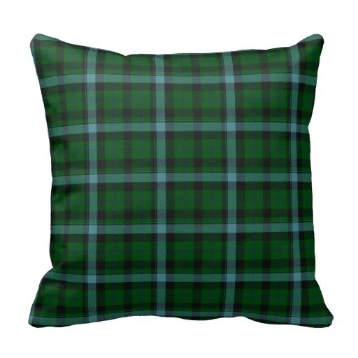 Worse Green And Blues font b Tartan b font Plaid Pattern Throw Pillow Case Size 45x45cm