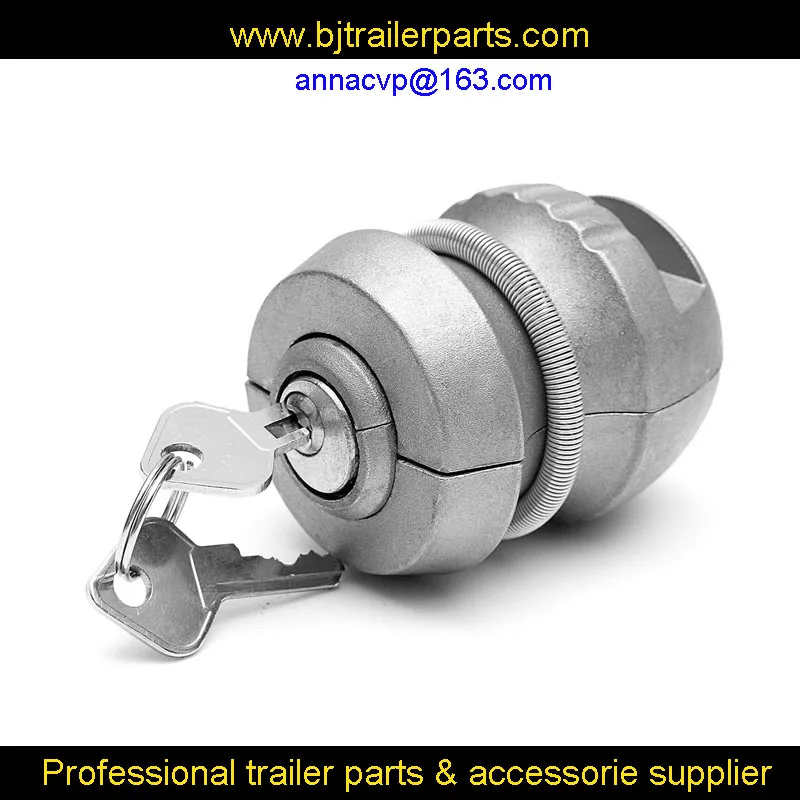 CDS Trailer Hitch Lock Universal Tow Ball Trailer Lock Security Kit For Trailer and Caravan Tow Coupling Hitch 