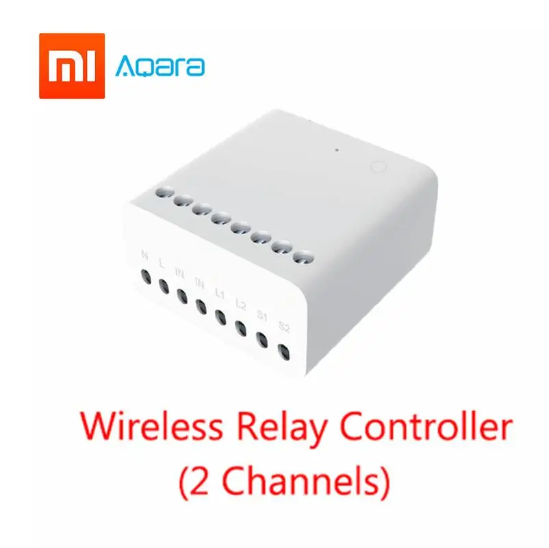  Xiaomi Mijia Aqara Eigenstone Two-way control module Wireless Relay Controller 2 channels Work For  - 32998051809
