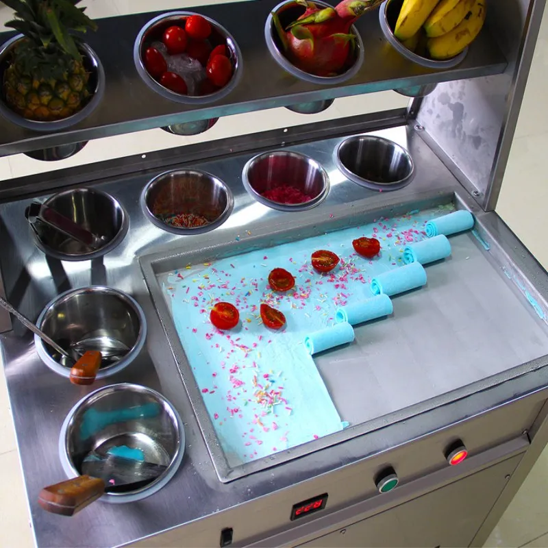Аппарат для приготовления жареного льда 220 В 1600 Вт|ice pan machine|fried ice machineice |