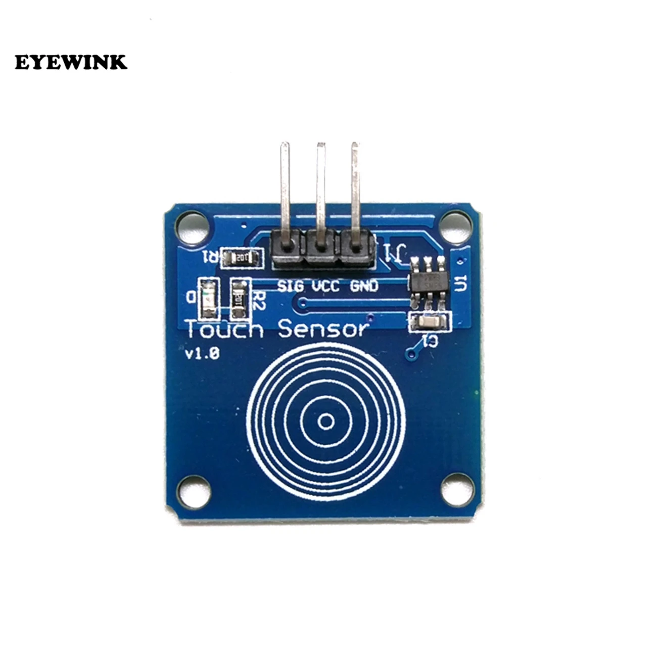 

100pcs/lot TTP223B 1 channel Jog digital touch sensor capacitive touch touch switch modules Accessories for arduino