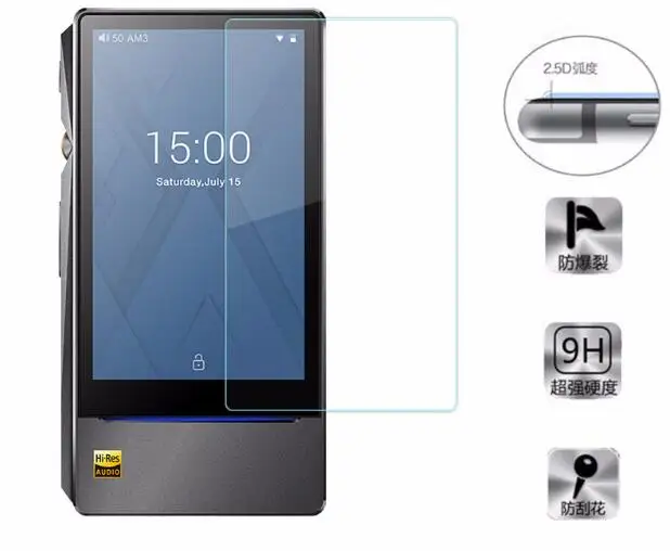 2/шт 9H Премиум защитное закаленное стекло для fiio X7 MARKII MP3 Защитная пленка экрана |