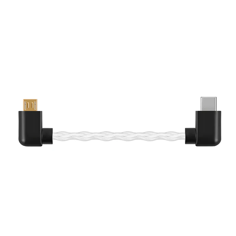 Shanlin L2 Type C к Micro USB Hi Fi аудио посеребренный медный кабель для Chord MOJO shanlin M2s M1 DAP