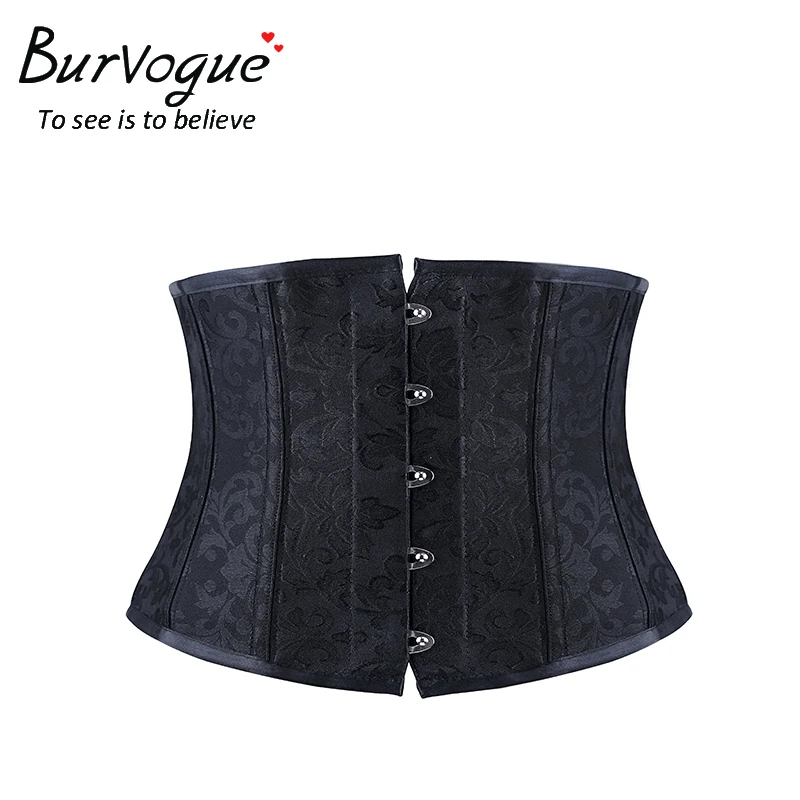 Burvogue Waist Control Corset Steel Bone Underbust Waist Slimming