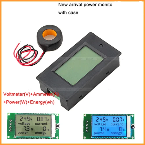 1PC AC 100A Power Meters Monitor Voltage current kWh Watt Digital LED
