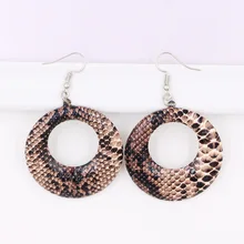 Women Round Earring 2019 Vintage Snakeskin Drop Earrings Exaggerated Earrings 4cm Round Metal Dangle Earrings Jewelry Women Round Earring 2019 Vintage Snakeskin Drop Earrings Exaggerated Earrings 4cm Round Metal Dangle Earrings Jewelry