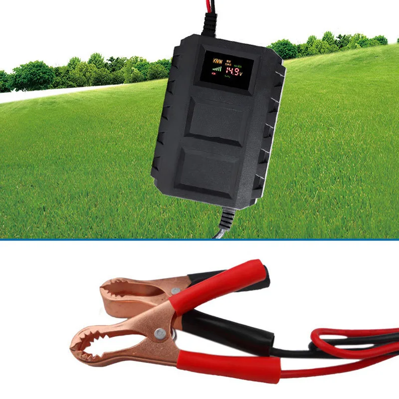 

Smart Intelligent 12V Automobile Lead Acid Battery Charger for Car Motorcycle DXY88