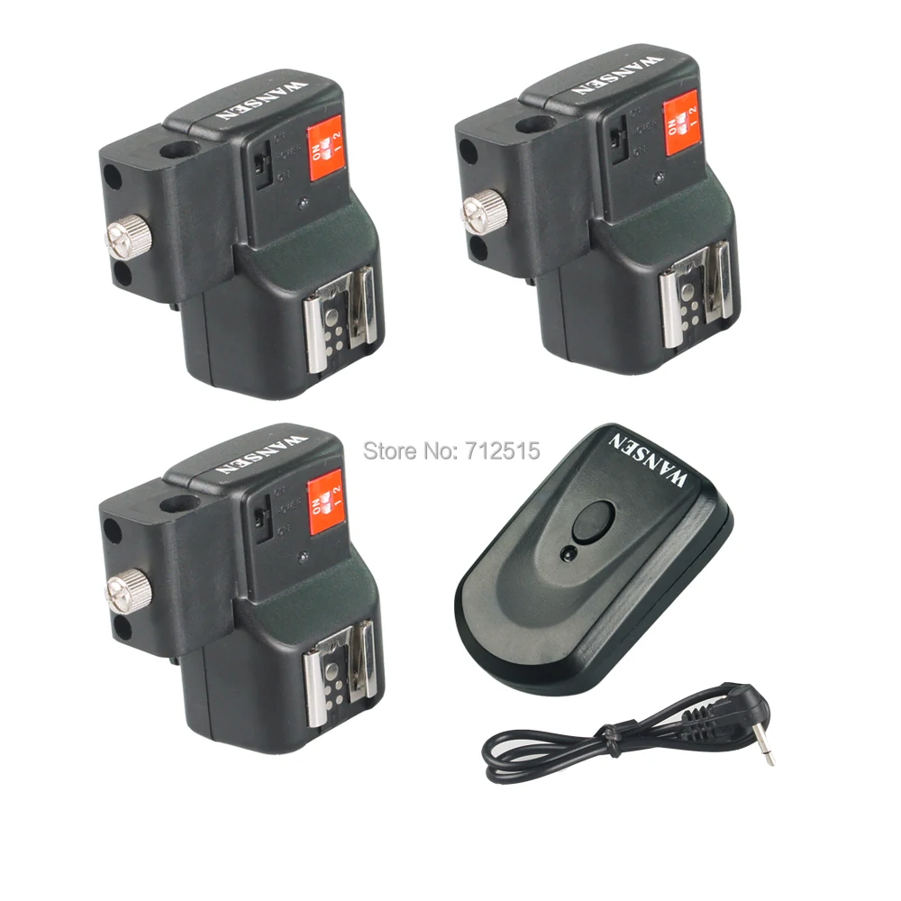 Wansen PT-04NE 4 Channels Wireless Remote Speedlite Flash Trigger   Umbrella Holder  3 Receivers for Canon Nikon Pentax Olympus (6).jpg
