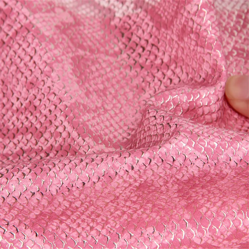 Lychee Life A4 Горячая фольга змея искуственная кожа ткань синтетическая кожа для волос материал для шитья самодельный для рукоделия