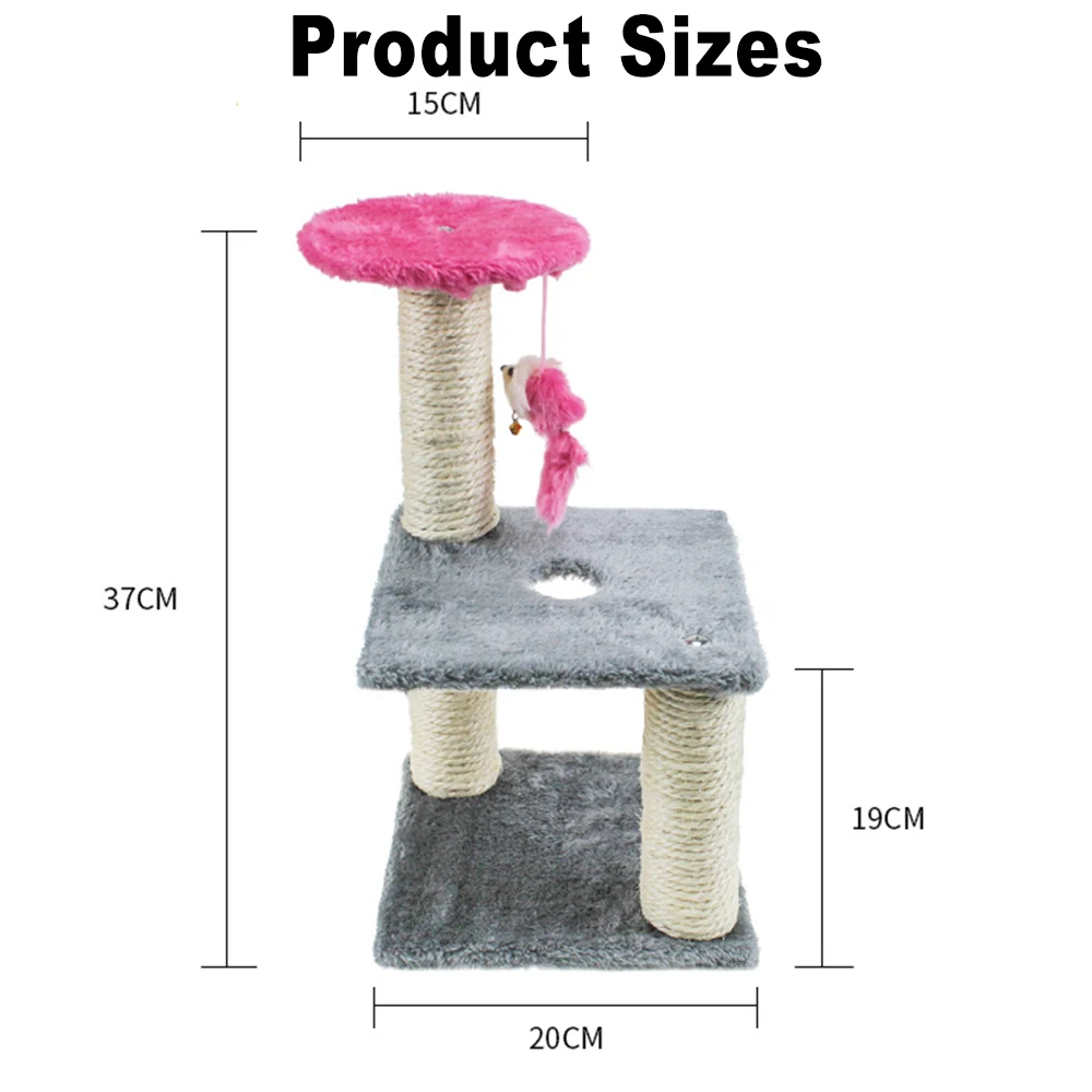 Кошка Скребок дерево для кошек Когтеточка мышь плюшевая кошка скалолазание рама игрушка царапина для кошек мебель товары для домашних животных TY0114