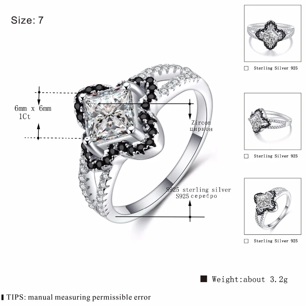 Женское кольцо из серебра 100% пробы с черно белым камнем|ring for|rings for womenrings women stone |