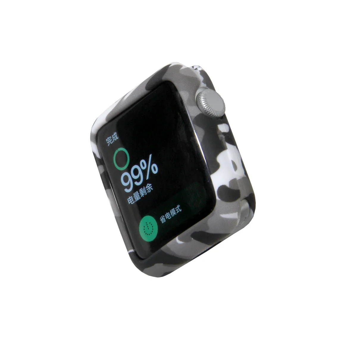 Камуфляж мягкий силиконовый чехол для Apple Watch 42 мм, 38 мм, версия Чехол для полной защиты чехол для наручных часов iWatch серии 1/2/3 часы в виде ракушки