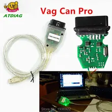 VAG CAN PRO BUS + UDS + k-line S.W versión 5.5.1 VCP escáner, versión 5.5.1 Vag pro CAN ODIS, novedad, envío gratis