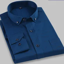 Новое поступление, Весенняя рубашка с длинными рукавами высокого качества, формальная, очень большая, осенняя, модная мужская, хлопок, мужская, плюс размер, M-7XL8XL9XL