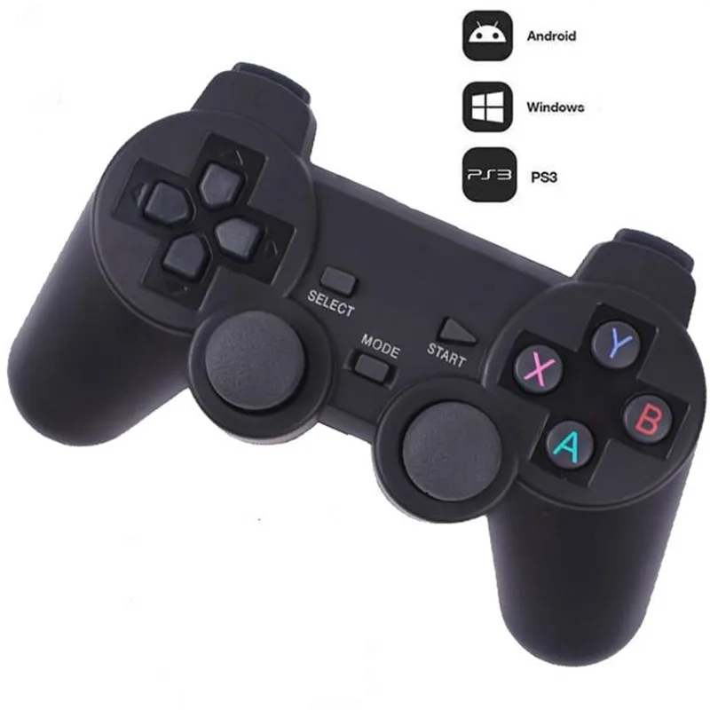 

Wireless Bluetooth 2.4G Wireless Gamepad PC For PS3 TV Box Joystick 2.4G Joypad Game Controller Remote For Android PC Win 7 8 10