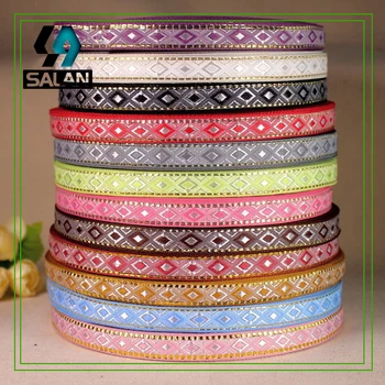 

Factory direct supply rhombus gold and silver line national wind polyester cotton woven clothing Hanfu clothing handmade clothin