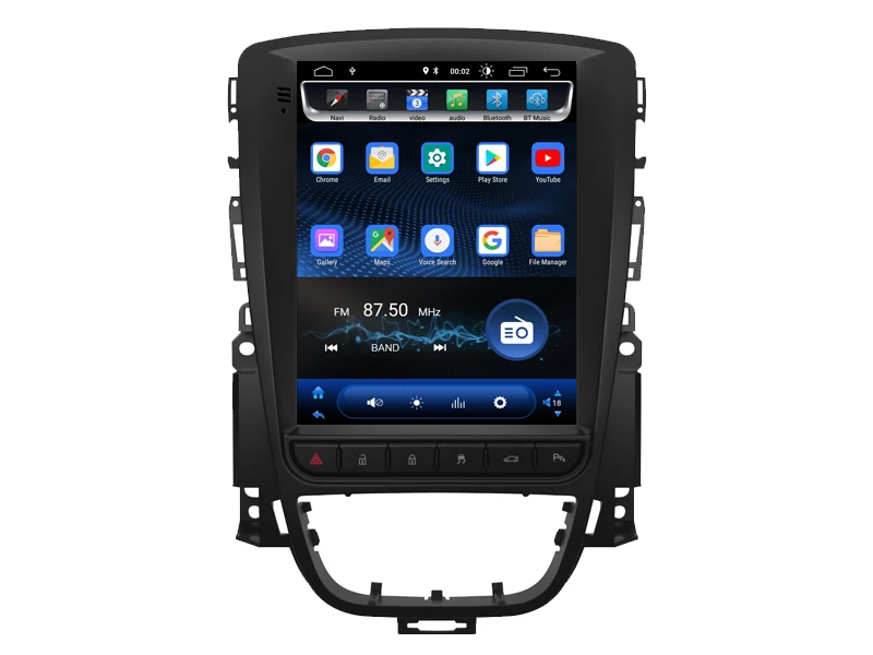 Sale Vertical Screen android 8.1.0 gps navigation for 2008-2011 Nissan TIIDA car multimedia dual zone stereo radio BT4.0 head unit 1