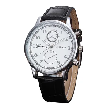 

Fashion Charm Woman Mens Casual watch Retro Design Leather Band Analog Alloy Quartz Wrist Watches reloj hombre deportivo A2