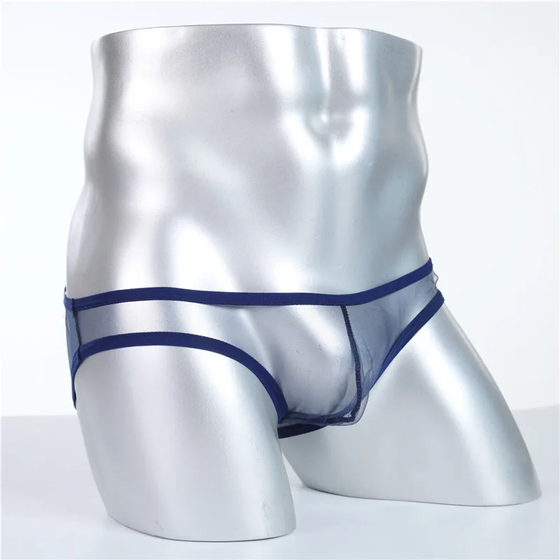 YUFEIDA мужские прозрачные трусики брифы крутые Ropa Interior Hombre Слип Homme сексуальные