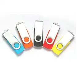 Поворотный USB флешка USB 2,0 64 МБ флэш‑накопитель Swivel флэш 64 МБ карты памяти карта флэш-памяти лучшая цена цвет случайный