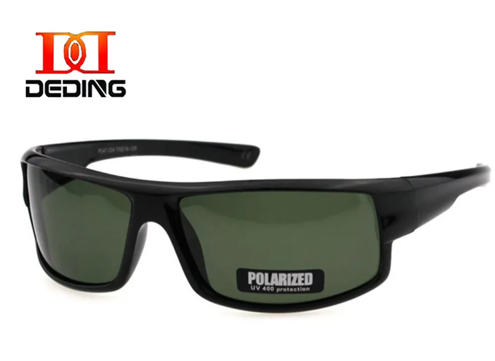 Men Plastic Frame Sunglasses With Case Male Sports Polarized Sun