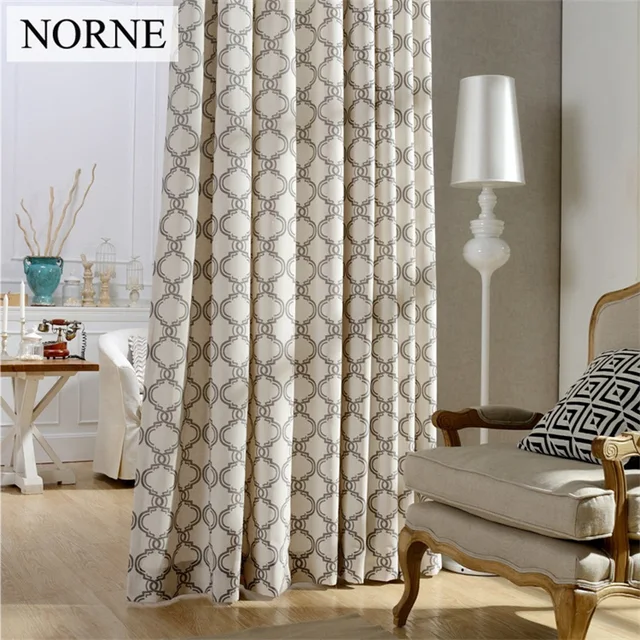 Cheap NORNE Printed Heavy Blackout Room Darkening Curtain,Window Panel Drapes Thermal Insulated curtains for Living Room Bedroom Door Cheap NORNE Printed Heavy Blackout Room Darkening Curtain,Window Panel Drapes Thermal Insulated curtains for Living Room Bedroom Door