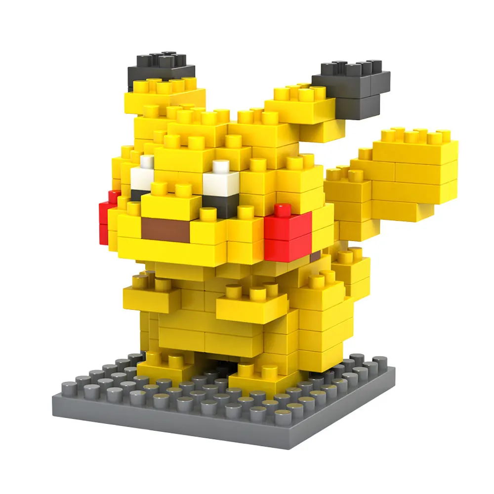 Kopen LOZ NanoBlocks Cartoon Leuke Diamond Bouwstenen intellectuele power Pikachu actiefiguren Onderwijs Kinderen Speelgoed Gift