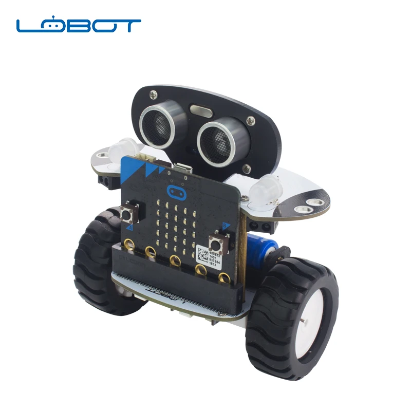

Microbit Programming Robot Balancing Car Qbit bit Creator Education Kit