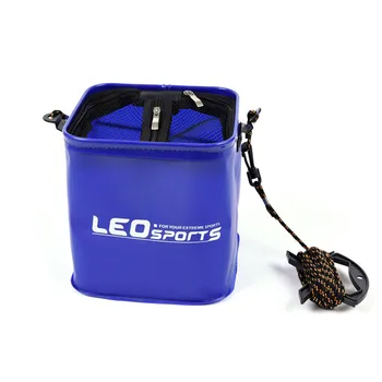 

Portable Collapsible Fishing Water Bucket Fishing Box EVA Bucket Live Fish Water Storage Case Fishing Accessories 3 Color